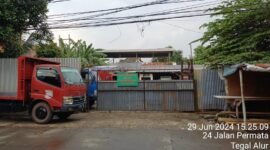 Warga Minta Dua Bangunan Liar di Atas Fasos/Fasum RW 011 Tegal Alur Ditertibkan (Poto: dok. RW 011)