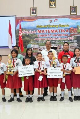 Olimpiade Gasing Tingkat SD Ditutup, Juara I Kabupaten Humbahas.