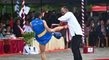 HUT Ke-22 Humbahas, Atraksi Wushu Pukau Ribuan Masyarakat.