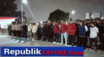 Kapolsek Cengkareng Pimpin Langsung Apel Persiapan Patroli Cipta Kondisi Tiga Pilar