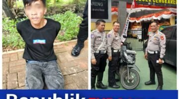Satlantas Jakarta Barat Amankan Pelaku Curanmor Bersenpi di Cengkareng Saat Operasi Lintas Jaya