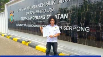 Adv. Puguh Triwibowo Laporkan 3 Orang Ke Polres Tangerang Selatan Dugaan Pasal 385 dan 376 KUHP.