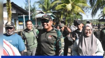 Dandim 1710/Mimika Tinjau Kondisi Wilayah dan Gelar Komsos di Kampung Kekwa