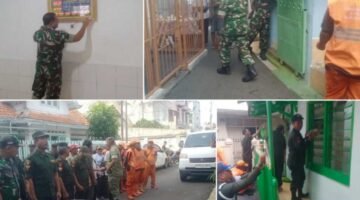Pgs Danramil 01/TS, Mayor Inf Zein Nurohman Pimpin Karya Bakti di Mushollah Al-Ikhwan