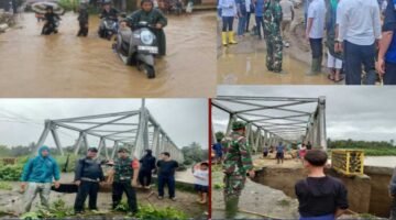 TNI AD Perkuat Penanganan Banjir, Longsor, dan Putusnya Jembatan di Tapanuli Tengah