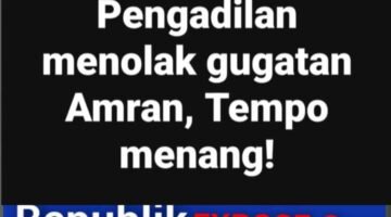 PN Jaksel Tegaskan Perselisihan Pemberitaan Wajib melalui Dewan Pers