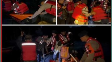 Tanpa Kenal Lelah, Tim SAR Brimob Polda Metro Jaya Evakuasi Warga Terdampak Banjir di Kota Tangerang