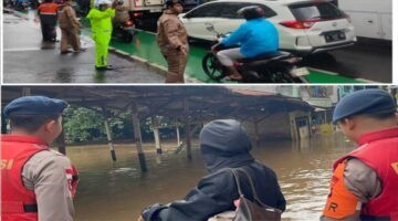 Patroli SAR Brimob Metro Jaya Siaga Antisipasi Dampak Cuaca di Jakarta Timur