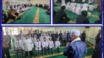 Jumat Berkah di Kwitang, Brimob Metro Jaya Berbagi untuk Anak Yatim