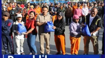 Bupati Ikut Bakti Sosial Partai Gerindra di Humbang Hasundutan