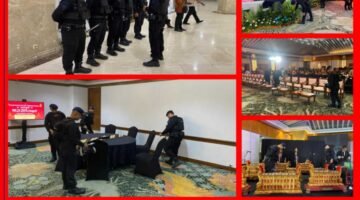 Brimob PMJ Pastikan Keamanan Perayaan Imlek 2577 Kongzili di Hotel Grand Sahid Jaya