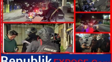 Patroli Brimob Polda Metro Jaya Sisir Titik Rawan Tawuran dan Balap Liar di Kabupaten Bekasi