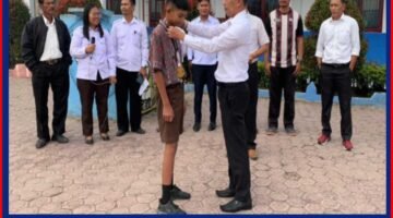 Dirga Estomihi Simamora Siswa Humbahas Raih Juara I Karate KAJATISU CUP II.