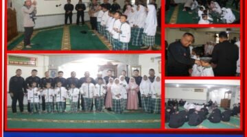 Brimob Polda Metro Jaya Tebar Kepedulian, Santuni Anak Yatim di Kwitang