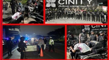 Patroli Brimob Gabungan Cegah Balap Liar dan Tawuran di Kabupaten Bekasi