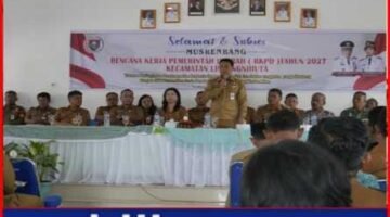 Lintas Sektor Kecamatan Lintongnihuta Gelar Musrenbang RKPD 2027 .