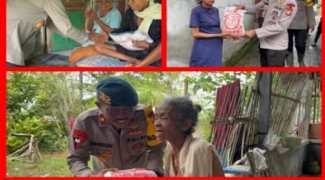 Brimob Polda Metro Jaya Hadir di Sukalaksana, Salurkan Beras untuk Warga di Bulan Ramadan