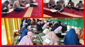 Tadarus Al-Qur’an di Masjid Al-Amin, Brimob PMJ Perkuat Mental Spiritual Personel