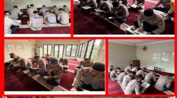 Brimob Metro Jaya Perkuat Mental Personel Lewat Tadarus dan Tausiah di Den Gegana