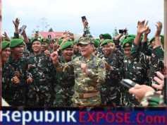 Bupati Sambut Kedatangan Prajurit Yonif TP 955/HS di Humbahas.