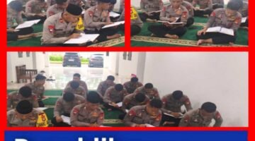 Kompi 2 Batalyon A Pelopor Gelar Tadarus di Bulan Ramadhan 1447 H