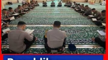 Perkuat Iman di Tengah Siaga, Kompi 4 Batalyon B Pelopor Gelar Tadarus Ramadan di Polda