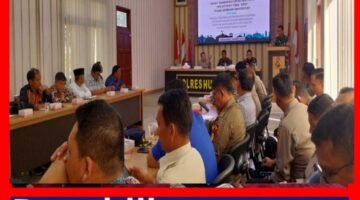Wujudkan Sitkamtibmas, Polres Humbahas Gelar Rakor Linsek