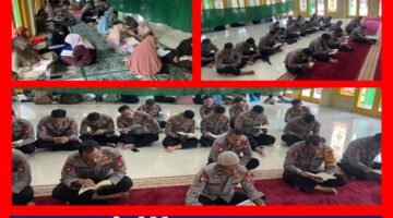 Batalyon D Pelopor dan Bhayangkari Jaga Integritas Personel lewat Tadarus di Cikarang