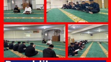 Batalyon A Pelopor Brimob PMJ Isi Kegiatan Pagi dengan Tadarus Al-Qur’an di Masjid At-Taubah