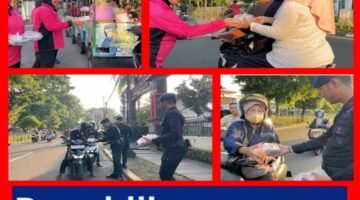 “Sebagian Rezeki Kita adalah Hak Orang Lain” – Batalyon B Pelopor PMJ Bagikan Takjil ke Pengguna Jalan