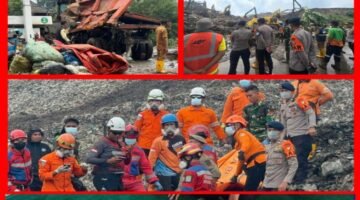 Brimob Polda Metro Ikut Evakuasi Longsor Sampah Bantargebang, Temukan Motor