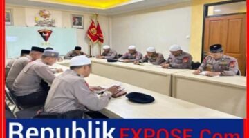 Batalyon C Pelopor Isi Ramadan dengan Tadarus Al-Qur’an dan Doa Bersama