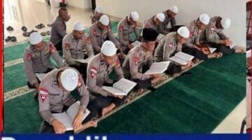 Kompi 2 Batalyon A Pelopor Isi Ramadan dengan Tadarus Al-Qur’an