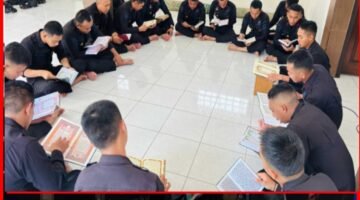 Batalyon C Pelopor Perkuat Mental Personel Lewat Doa Bersama dan Tadarus Ramadan di Ciputat