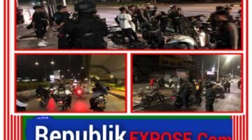 Patroli Brimob Metro Jaya Bubarkan Balap Liar di Jl Pemuda, Rawamangun, 4 Motor Diamankan