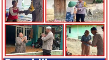 Polri Berbagi Zakat Fitrah, Brimob Batalyon D Polda Metro Jaya Salurkan kepada Warga Sekitar Asrama Cikarang