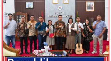 Bupati Humbahas Terima Kunjungan SMA Negeri 1 Baktiraja.