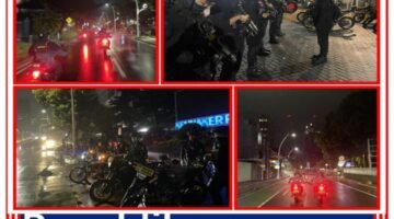 Batalyon A Pelopor Brimob PMJ Patroli Dini Hari di Jakpus-Jaksel, Jaga Situasi Aman dan Kondusif