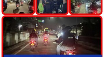 Batalyon D Pelopor Brimob PMJ Patroli Malam di Bekasi, Antisipasi Tawuran dan Balap Liar