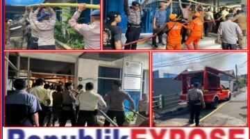 Brimob Metro Jaya Gerak Cepat Tangani Kebakaran di Gedung Ditjen Bina Pemerintahan Desa Kemendagri di Pasar Minggu, Situasi Cepat Kondusif