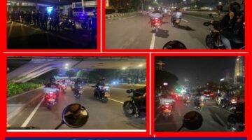 Brimob Metro Jaya Patroli Skala Besar, Antisipasi Tawuran dan Balap Liar di Sudirman-Kuningan