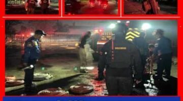 Brimob Metro Jaya Sigap Amankan Kebakaran SPBE di Bekasi, Situasi Cepat Terkendali