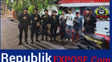 Detasemen Gegana Brimob PMJ Sisir Jalur Utama Jakarta Barat Saat Patroli Dini Hari