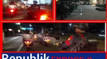 Brimob Polda Metro Jaya Patroli Dini Hari di Jakarta Utara, Cegah Gangguan Kamtibmas