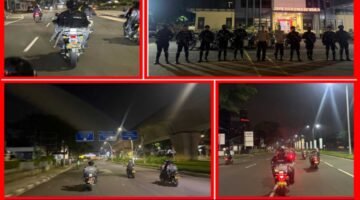 Patroli Brimob PMJ Dini Hari di Kelapa Gading, Situasi Aman Terkendali