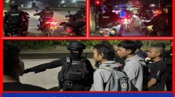 Batalyon D Pelopor Brimob Metro Jaya Patroli Dini Hari di Kabupaten Bekasi, Tawuran dan Balap Liar Nihil