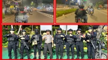 Sisir Titik Rawan Jakarta Barat, Gegana Brimob PMJ Pastikan Keamanan Dini Hari