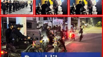 Patroli Brimob Batalyon B Pelopor Pmj Bubarkan Kerumunan Pemuda, Antisipasi Gangguan Kamtibmas di Jakarta Timur