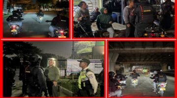 Brimob Batalyon D Pelopor Polda Metro Jaya Patroli Dini Hari di Bekasi, Cegah Tawuran dan Balap Liar