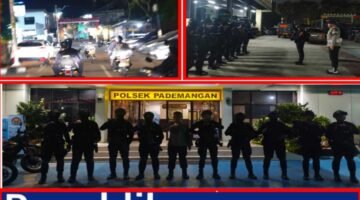 Patroli Brimob Metro Jaya Perkuat Pengamanan di Pademangan, Warga Jakarta Utara Dapat Rasa Aman
